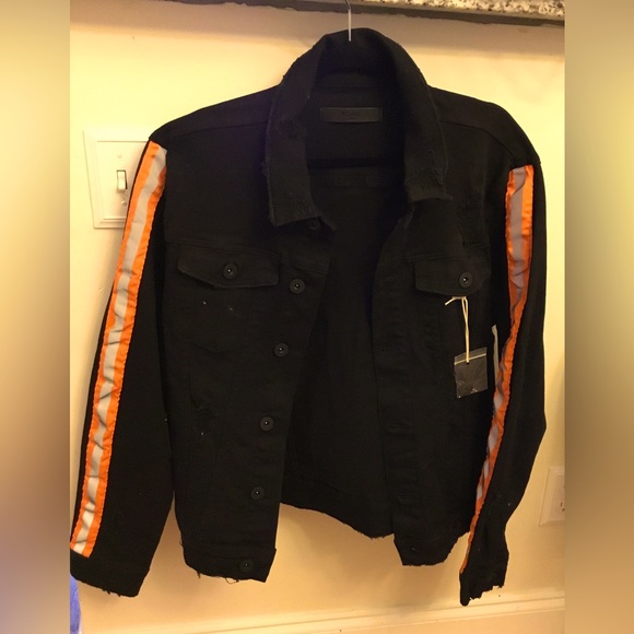 KNDK, unisex destress denim jacket, size S - Picture 1 of 2